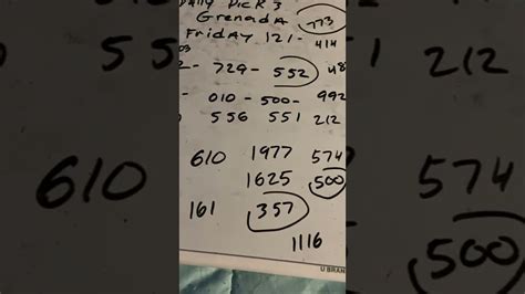 grenada pick 4|grenada national lottery winning numbers.